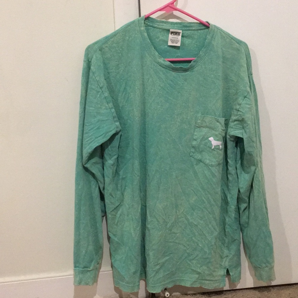 Long sleeve pink top